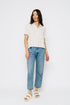 Nina-Roll Cuff Short Sleeve Shirt
